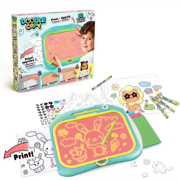 Doodle Copy kresliaca tabuľa, s 50 motívmi obrázok 2