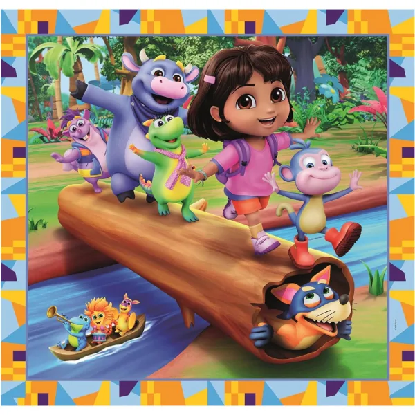 Dora objaviteľka 3x48 ks Supercolor puzzle - Clementoni obrázok 3