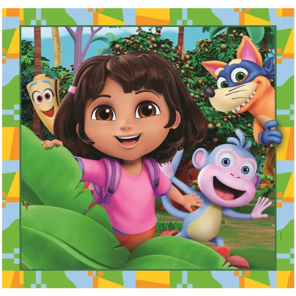 Dora objaviteľka 3x48 ks Supercolor puzzle - Clementoni obrázok 4