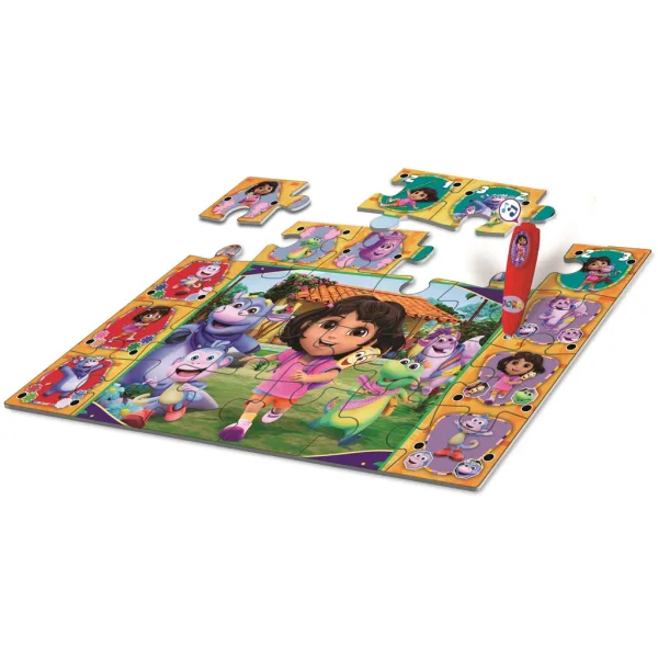 Dóra prieskumníčka interaktívne 24-dielne podlahové puzzle - Clementoni obrázok 2