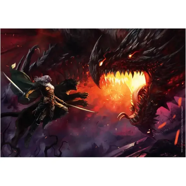 Dungeons & Dragons – Boj s drakmi 1000-dieliková puzzle s plagátom - Clementoni obrázok 2