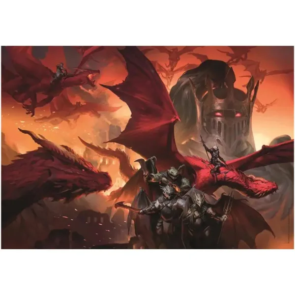 Dungeons & Dragons 1000-dielikové puzzle s plagátom - Clementoni obrázok 2