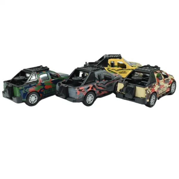Fast Racer: Terénne vozidlo PickUp na kolesách v rôznych variantoch 11cm obrázok 6