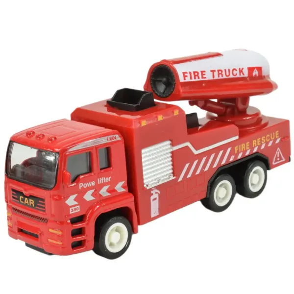 Fire Rescue Team: 4 kusová sada kovových hasičských áut. obrázok 4