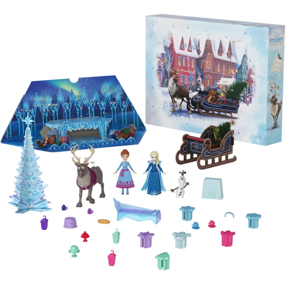 Adventný kalendár Ľadové kráľovstvo – Mattel obrázok 3