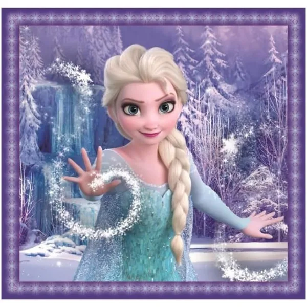 Frozen veselé okamihy 3x48-dielne Supercolor puzzle - Clementoni obrázok 2