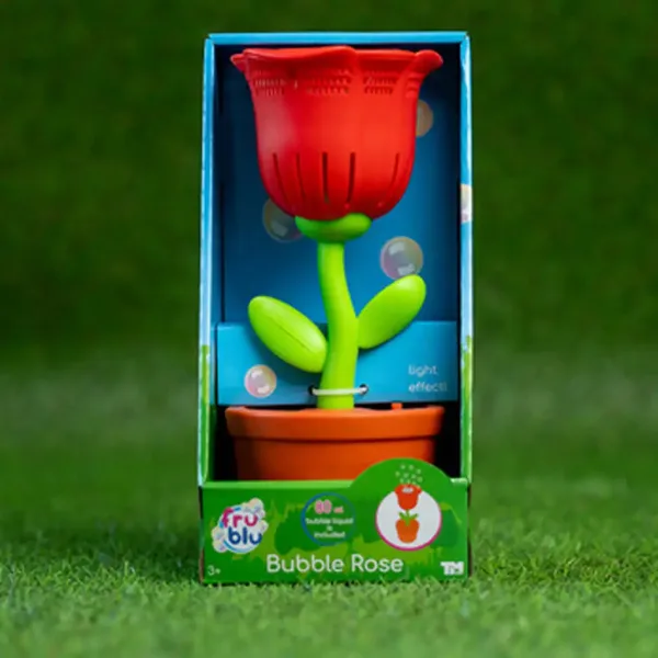FruBlu: Svetelný bublifuk Ruža s 2 × 40 ml tekutiny obrázok 3