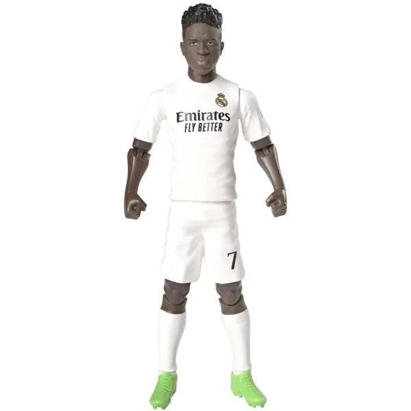 Futbalová akčná figúrka, 20 cm – Real Madrid, vo viníciusovom drese s číslom 7 obrázok 2