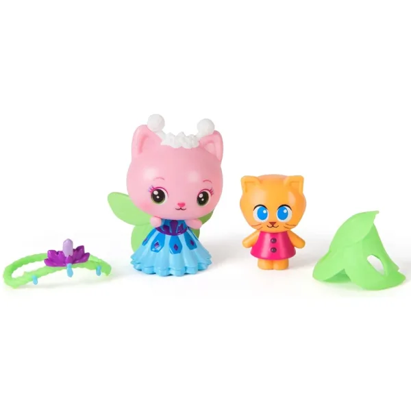 Gabi domček pre bábiky Kino: Balíček figúrok Kristálykert 2 ks – Queen Kitty Fairy a Kitty Gnome – Spin Master obrázok 3