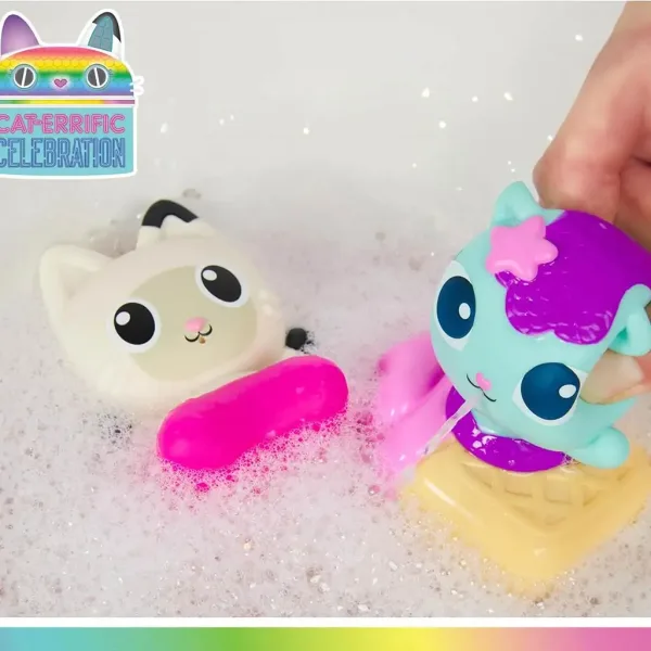 Gabi domček pre bábiky: Mercat a Pandy Paws kúpeľňová hračka striekajúce - Spin Master obrázok 3