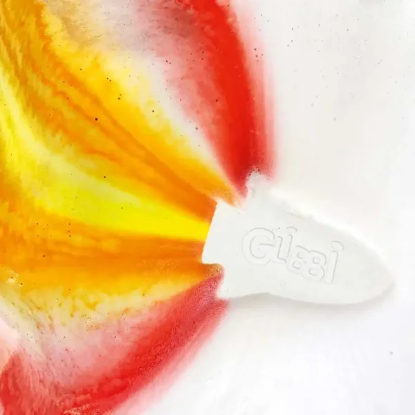 Glibbi Rocket: Kúpeľová bomba v tvare rakety s farbami plameňa - Simba toys obrázok 3