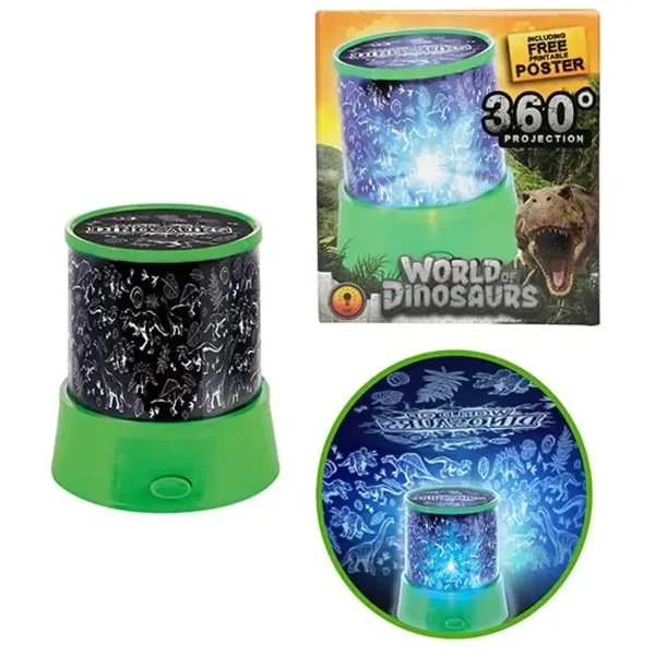 Glow N Fun projektorová lampa s dinosaurom. obrázok 2