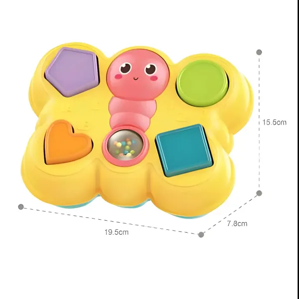 Happy World: Hra na zladenie tvarov motýľa 19cm obrázok 3