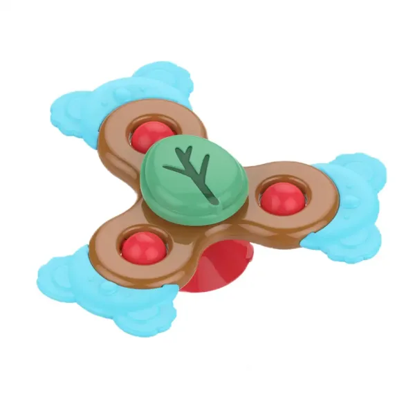 Happy World: Sada 3 zvieracích zručnostných hračiek Baby spinner obrázok 3