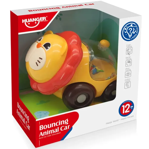 Happy World: Valjúci sa hrkajúci lev 11cm obrázok 3