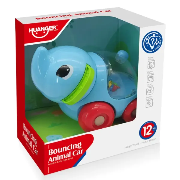 Happy World: Valjúci sa hrkálkajúci slon 11cm obrázok 3