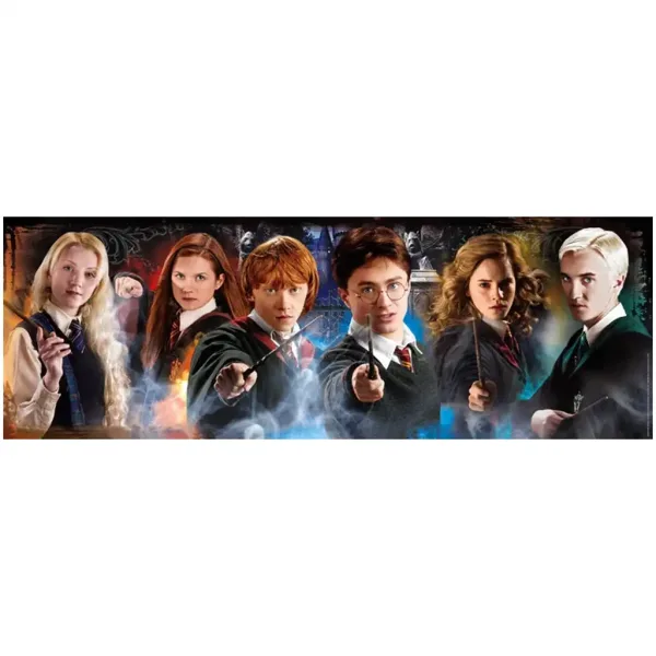 Harry Potter - Dedičstvo Rokfortu 1000-dielna panoramatická puzzle s plagátom - Clementoni obrázok 2