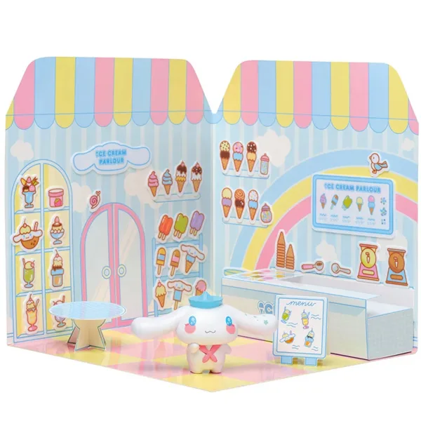 Hello Kitty: Cinnamoroll zmrzlinová figúrka s domčekom na polepenie - Comansi obrázok 3