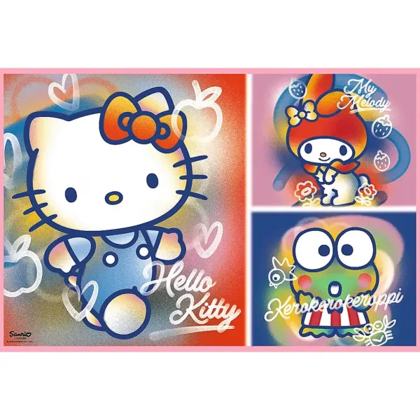 Hello Kitty a priatelia 2x200 puzzle - Trefl obrázok 2