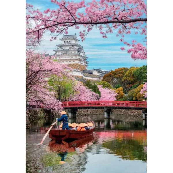 Himeji hrad na jar 1000-dieliková HQC puzzle - Clementoni obrázok 2
