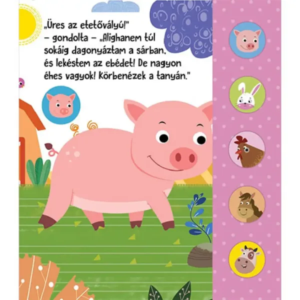 Hluční kamaráti - Prasiatko a priatelia detská kniha obrázok 2