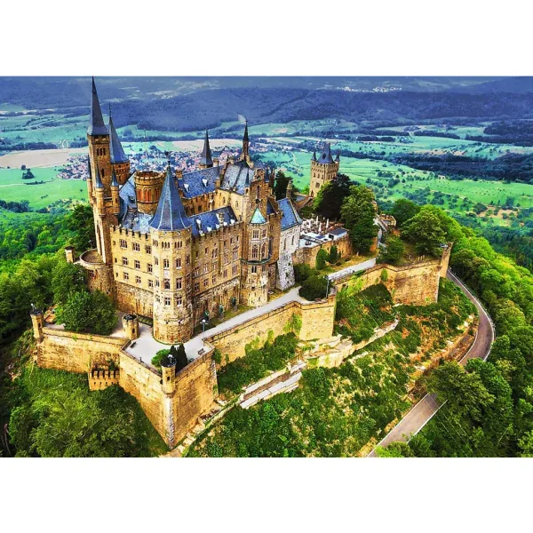Hohenzollern hrad 1000-dielna Prémiová plus kvalita puzzle - Trefl obrázok 2