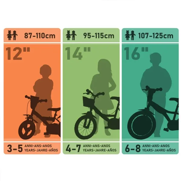 Hot Wheels 12” detský bicykel s držiakom na fľašu a pomocnými kolieskami v oranžovo-čiernej farbe – bicykel Dino Bikes obrázok 5
