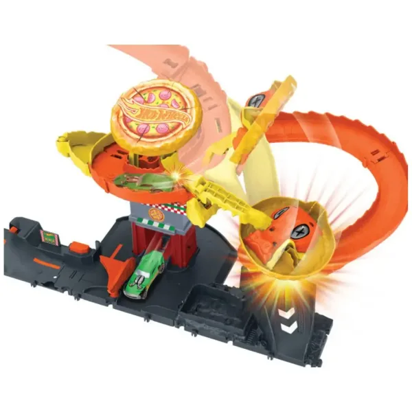 Hot Wheels City: Útok kobre na pizzériu dráha sada - Mattel obrázok 3