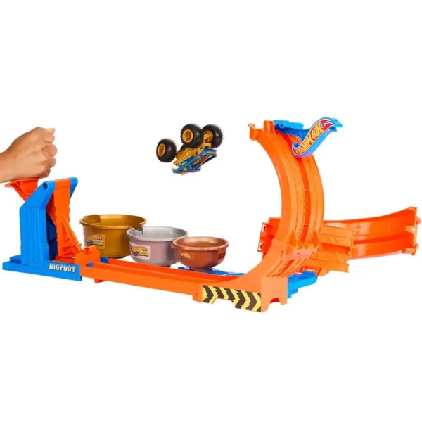 Hot Wheels Monster Trucks: 50. výročie Bigfoot slučková dráha - Mattel obrázok 3