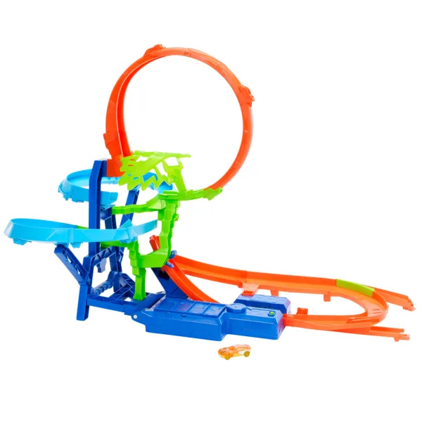 Hot Wheels Stunt Tracks: Zrážka vo vzduchu dráhová súprava s autíčkom – Mattel obrázok 2