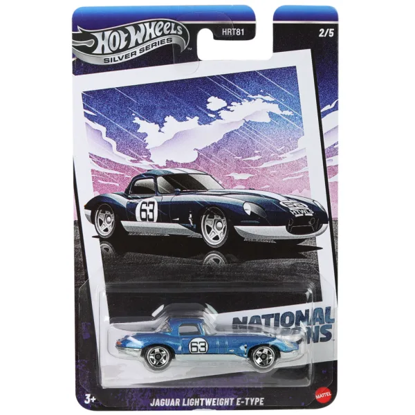 Hot Wheels: Vintage Jaguar Lightweight E‑Type autíčko 1/64 – Mattel obrázok 1