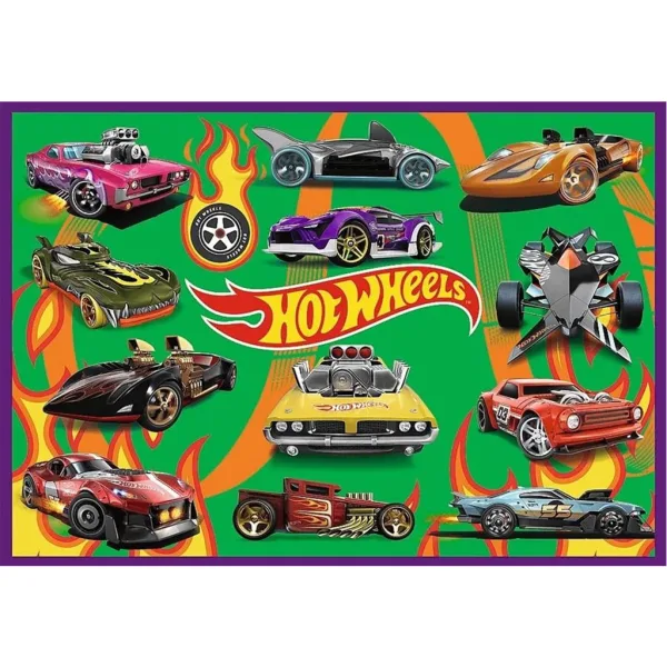Hot Wheels závodné autá, sada 4 puzzle po 250 dielikov - Trefl obrázok 3