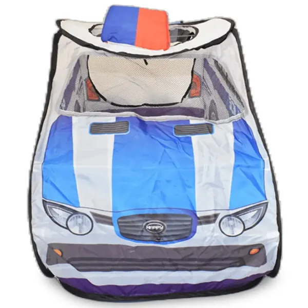 Hrací stan pre policajné auto s sieťovanými oknami 99x50x50cm obrázok 5