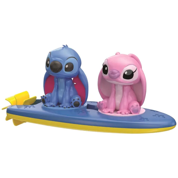 Hračka do kúpeľa Stitch a Angel so surfovou doskou - Clementoni Baby obrázok 2