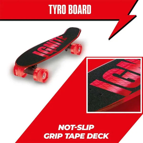 Ignite červeno-čierny skateboard - Mondo Toys obrázok 4