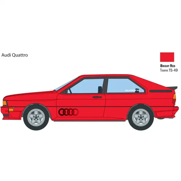 Italeri 1/24 Audi Quattro model auta obrázok 3