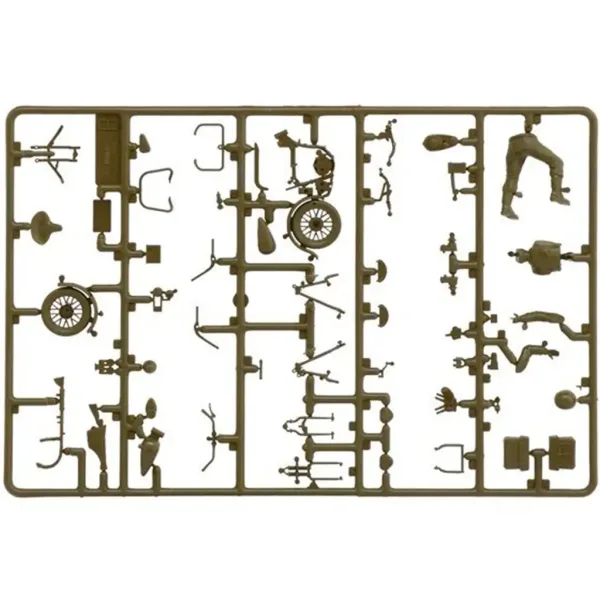 Italeri 1/35 U.S. Motorcycles 2ks vojenský motocykel model obrázok 3