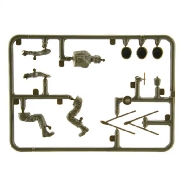 Italeri 1/35 Willys MB vojenský Jeep s prívesom model vozidla obrázok 4