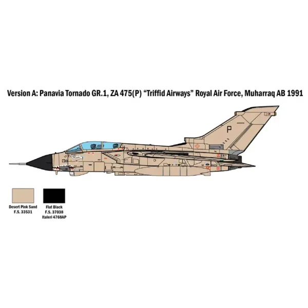 Italeri 1/48 Tornado GR.1/IDS model lietadla obrázok 3