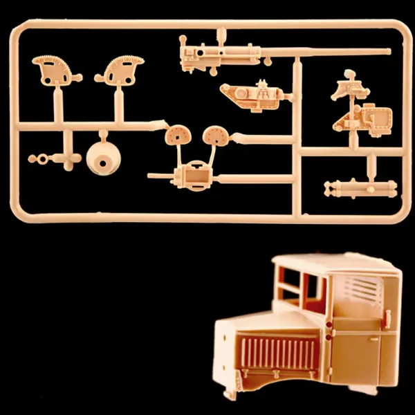Italeri 1/72 Autocannone 3RO protilietadlový kanón s 8 figúrkami modelová sada obrázok 4