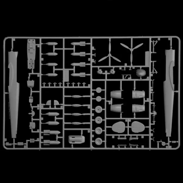 Italeri 1/72 Bf 110 C Zerstörer stíhacie lietadlo model obrázok 8