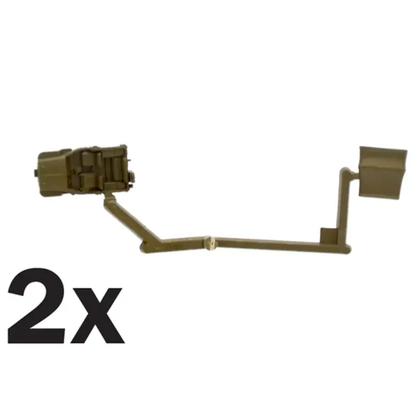 Italeri 1/72 Willys Jeep 1/4 ton 4x4 vojenské vozidlá 2-dielna modelová súprava obrázok 5