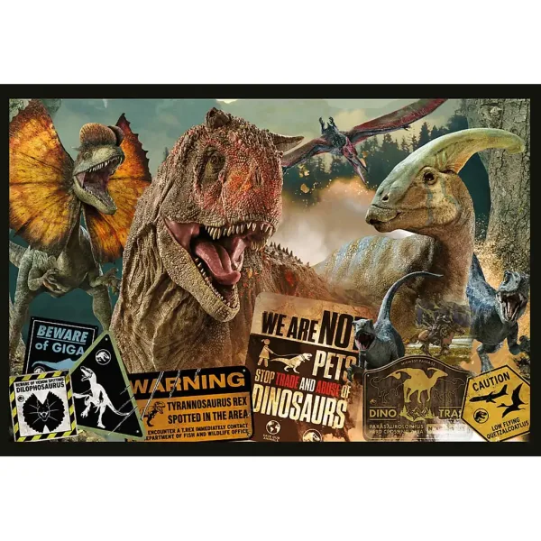 Jurassic World 2x200 ks puzzle - Trefl obrázok 2