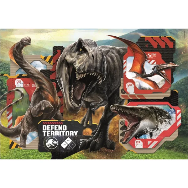 Jurassic World Maxi Super Color 24-dielové puzzle - Clementoni obrázok 2
