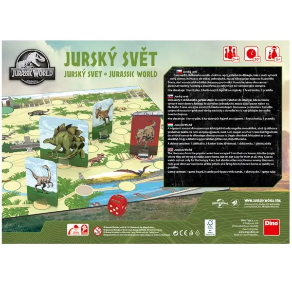 Jurassic World stolová hra obrázok 2