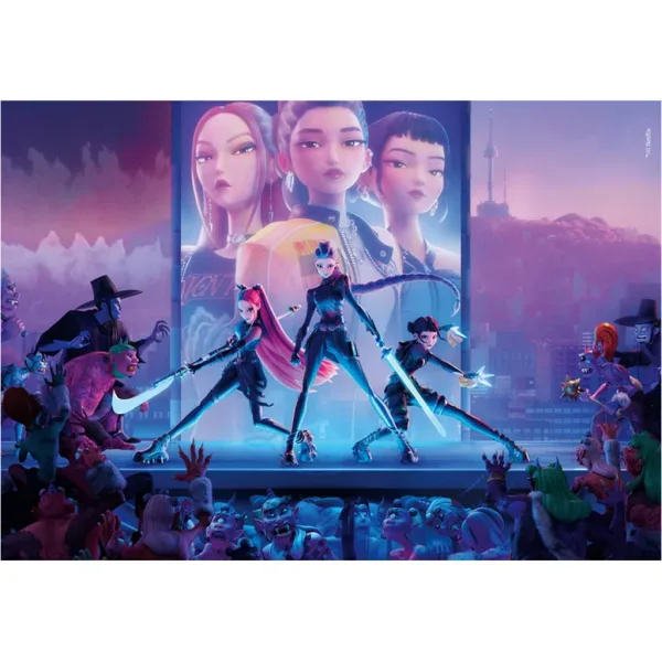 K-POP Demon Hunters kompaktné 1000-dielkové puzzle - Clementoni obrázok 2