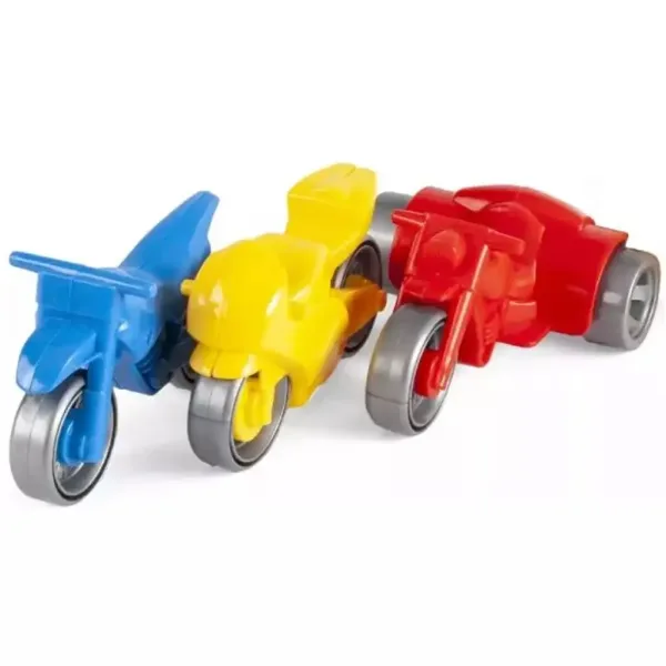 Kid Cars 3-dielna súprava motocyklov - Wader obrázok 2