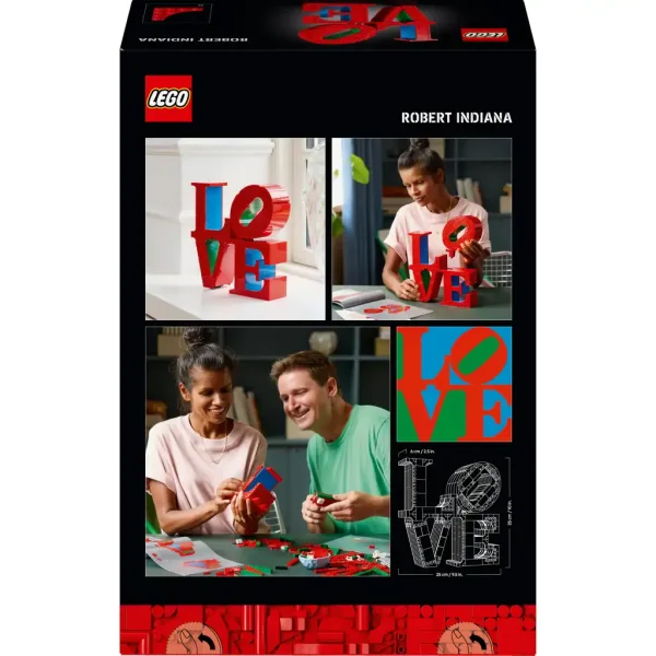 LEGO® ART: LOVE dekoratívny nápis (31214) obrázok 5