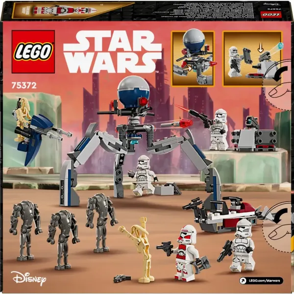 LEGO® Star Wars™: Bojový balíček klonových vojakov™ a bojových droidov™ (75372) obrázok 6