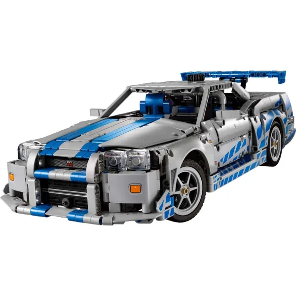 LEGO® Technic: 2 Rýchlo 2 Zbesilo Nissan Skyline GT-R (R34) auto (42210) obrázok 3